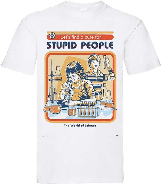 

film movie funny birthday t shirt for lets find a cure for stupid people fans S