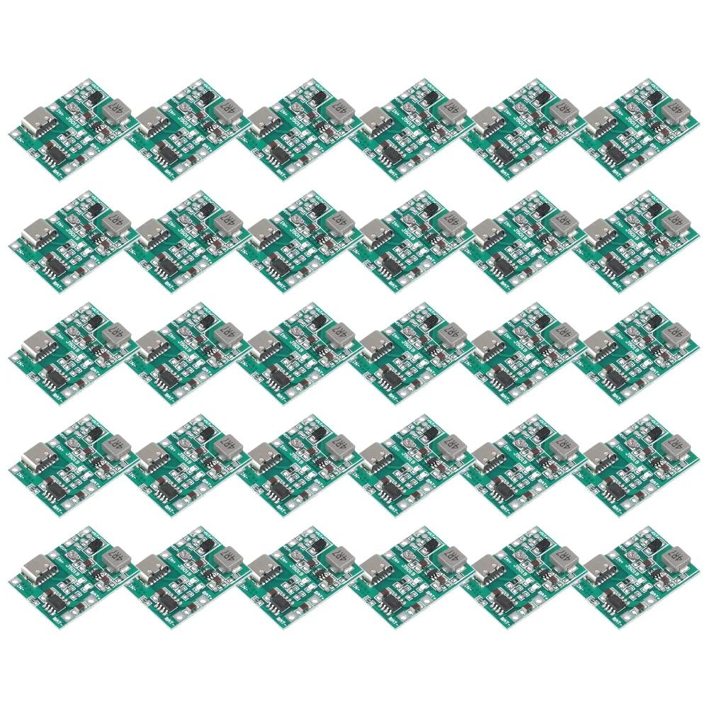 5-50pcs Type-C TP4056 5V 2A Li-ion 18650 Lithium Battery Charger Module DC-DC Charger Discharge Power Board Step Up Boost Module