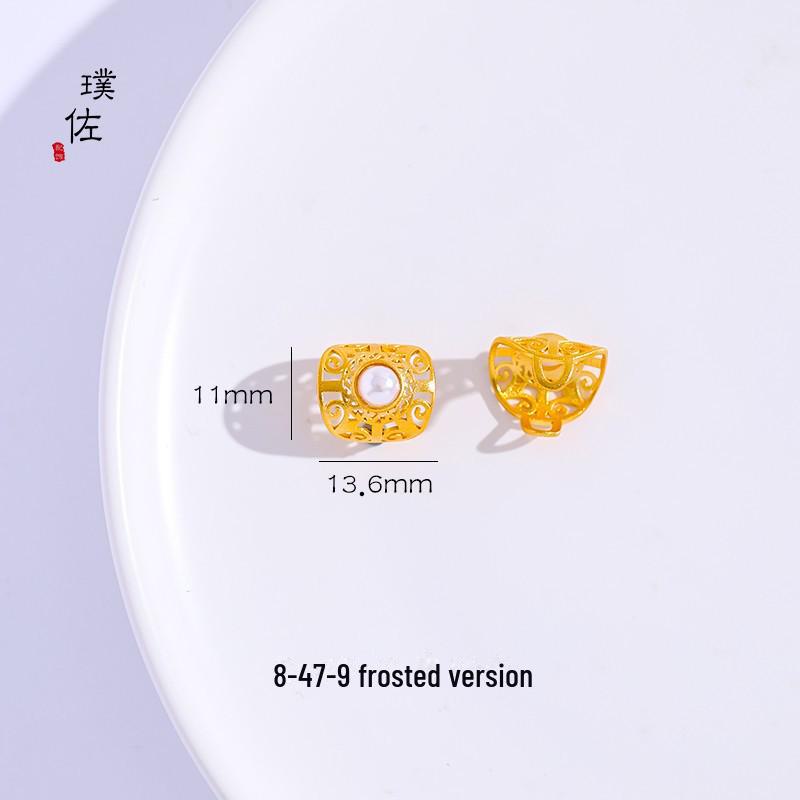 Vietnamese Gold Sand DIY Jewelry: Frosted Ring, Bracelet Buckle, Hand-Twist Accessories for Women