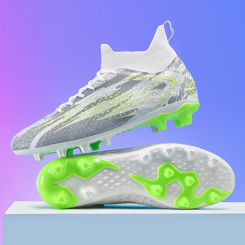Xiyin football shoes men's and women's high-top spikes broken nails student children boys professional training