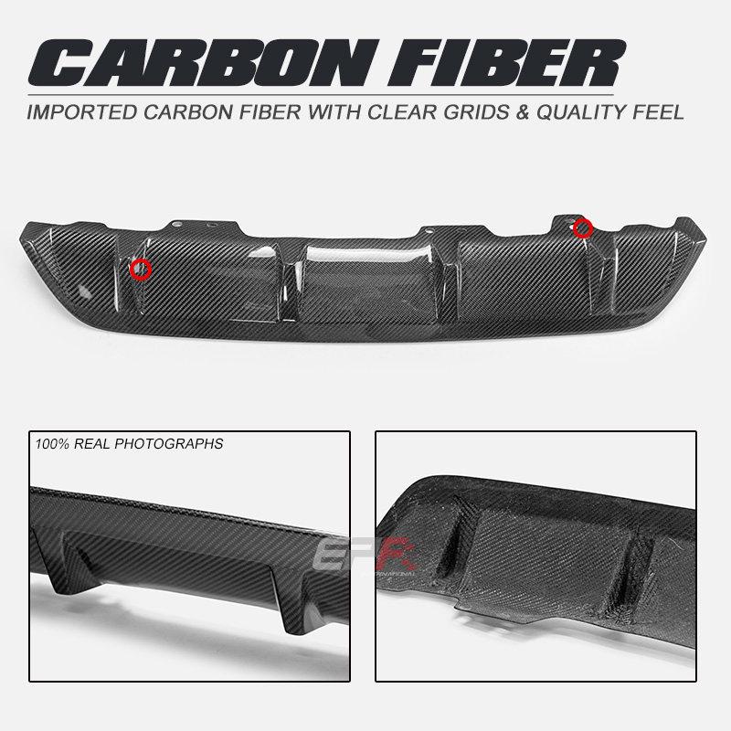 Carbon Fiber Rear Diffuser for Toyota Corolla E210 Levin