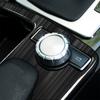 Carbon Fiber Console Cup Holder Panel Cover For Mercedes C-Class W204 2007-2013