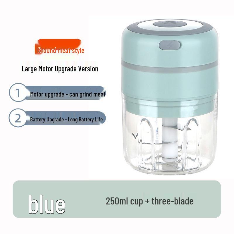 Elektrisk hvitløks- og kjøttkvern: Mini matkutter, kvern og skreller for husholdnings- og babymat