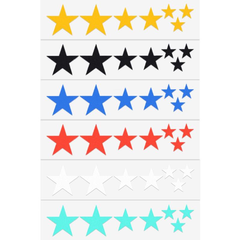 1 Sheets Mountain Bike Reflective Stickers Frame Wheel Rim Sticker Fluorescent Stars MTB Bicycle Reflector Decal Accessories
