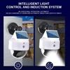 Luzes de Jardim Inteligentes Solares com Sensores de Movimento e Simulação de Câmera de Vigilância