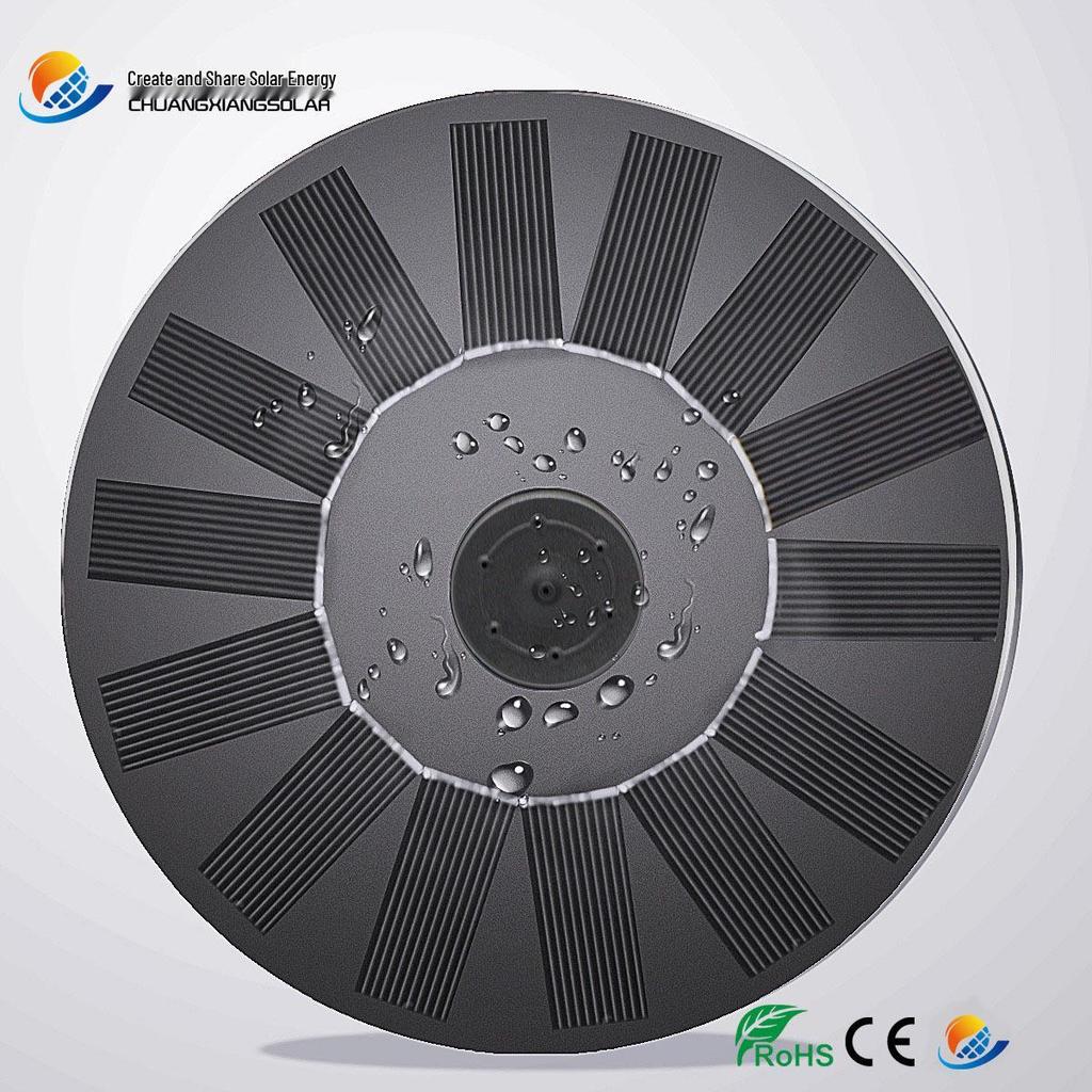 Luminous Solar Floating Water Pump - Outdoor Garden Fountain for Fish Ponds