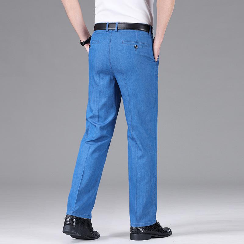 

Мужские джинсы из шелка Mulberry: Удобные, немнущиеся, легкие в уходе эластичные брюки 33 (26 inches) 75 kg