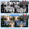 10K 20MP UHD Outdoor WiFi IP Camera Four Len Four Screen 360° 16X Zoom PTZ Security Cam Auto Tracking CCTV Wireless Surveillance