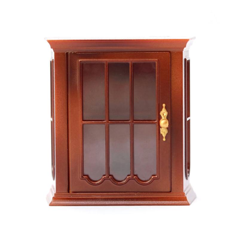 1:12 Puppenhaus Miniatur Weißer Schrank Vitrine Aufbewahrungsschränke Möbelmodell Dekor Spielzeug Puppenhaus Zubehör