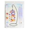 Takagi Fiber Panami Chirimen Bean Umbrella Hanging Doll Making Brings Good LH424 Kit, Fortune, Red,
