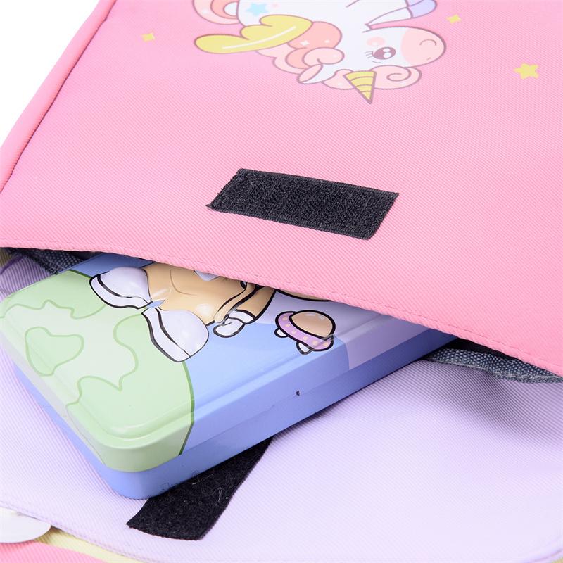 3 till 6 år gammal förskoleväska Regnbåge Tecknad ryggsäck Barnryggsäck