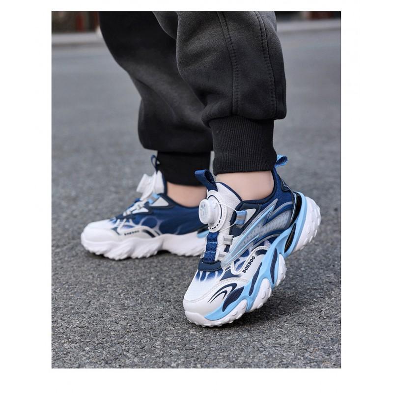 Bobdog Boys 'shoes Dual-mesh Breathable Fashionable Sneaker Middle-aged Handsome Dad Shoes Running