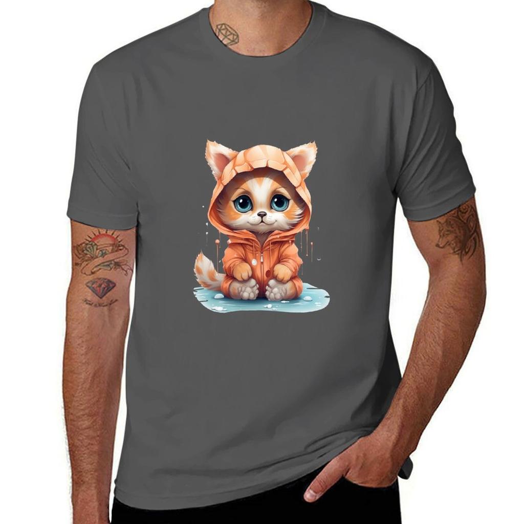 Tater Tot Cat Bonkers Classic Tshirt Long Lasting Casual Tshirt