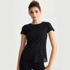 Weiman Slub Yoga Blouse Short Sleeve Cross Hollow Back Sports Top High-end Yoga Blouse Women