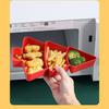 Creative Christmas Tree Fruit Plate Divided Household Snack Plate Plastic Candy Dried Fruit Melon Seeds Large Capacity Storage Box AVE