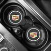 2 szt. Maty pod kubek antypoślizgowe Podstawki pod napoje do samochodu dla Cadillac Escalade Tiburon Deville Seville XT5 XTS CTS BLS SLS DTS SRX Akcesoria