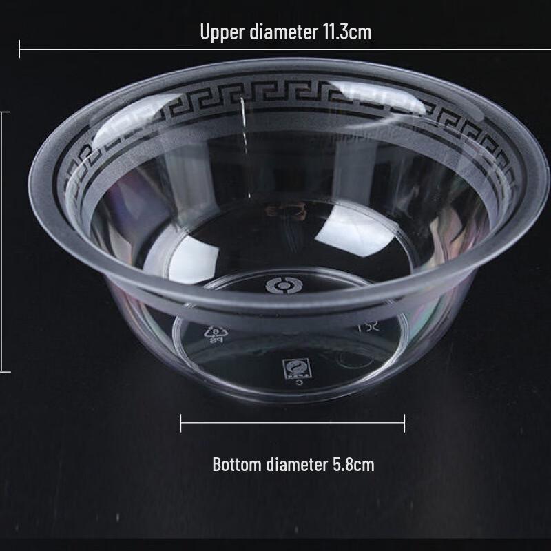

Disposable Crystal Airline Bowl Set (100 pcs)