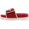 Sandália Plataforma GG Algodão Vermelho Esponja Tênis Feminino 702398-UU010-6560