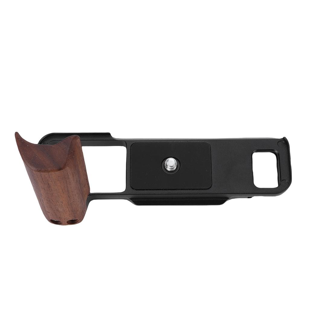 Handgrip Camera L Bracket Fit for   X E5 Camera Wooden Handle Aluminum Alloy Handgrip Quick Release L Plate
