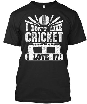 Ich liebe Cricket, ich mag es nicht. Standard-T-Shirt