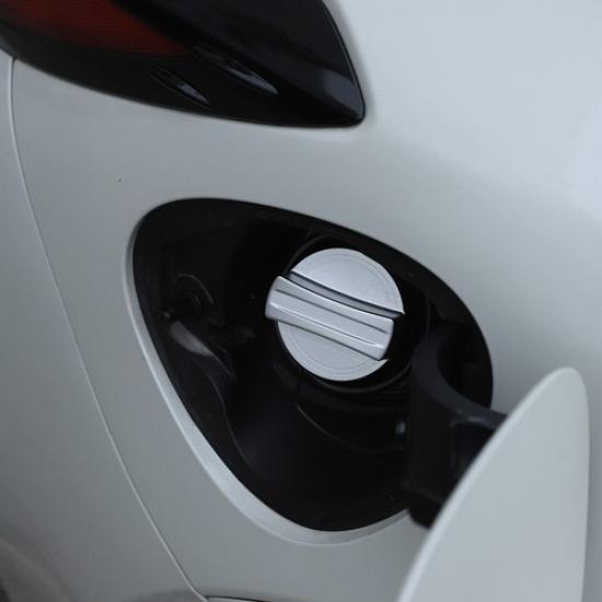Silver Gas Door Cover Fuel Tank Oil Cap Trim For Toyota 86/Subaru BRZ 2012-24