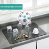 Super Absorbent Large Kitchen Absorbent Mat Antiskid Draining Coffee Dish Drying Mat Tableware Mat