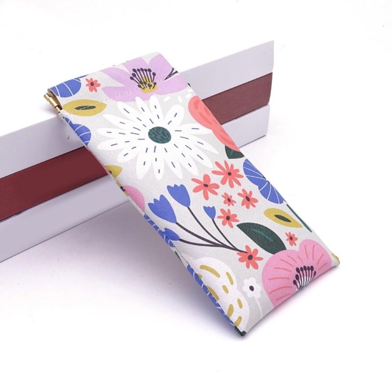 Automatic Closing PU Eyeglasses Case With Fashion Pattern For Secure Glasses Storage And Travel Convenience