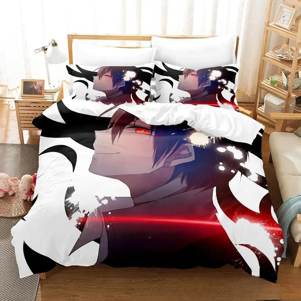 3D Cartoon Assassination Classroom Koro-sensei Bedding Set Boys Girls Twin Queen King Size Duvet Cover Pillowcase Bed Boys Adult