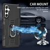 For Samsung Galaxy S25/S24 Phone Case Ring Kickstand PC+TPU Shockproof Cover