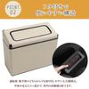 Aristal Car Trash Can Car Interior Hanging Storage with Multifunctional Trash Large Small Item Washable [Keeps Tidy] Box, Leather-like Finish, Lid,