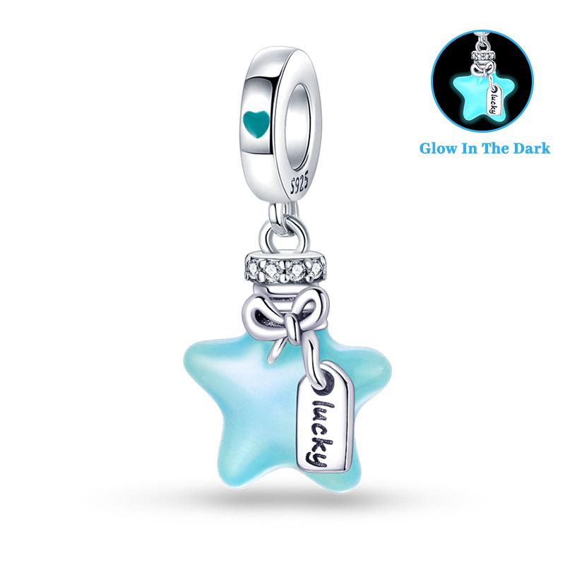 Copper Color Sparkly Planet Crown Crystal Ball Luminous Charm Bead Charms Bead Charms Compatible With 3mm Authentic Bracelets Do It Yourself Jewellery
