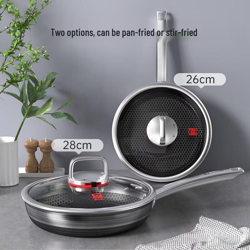 KOBACH Red Dot Temperature Sensing Non-stick Frying Pan
