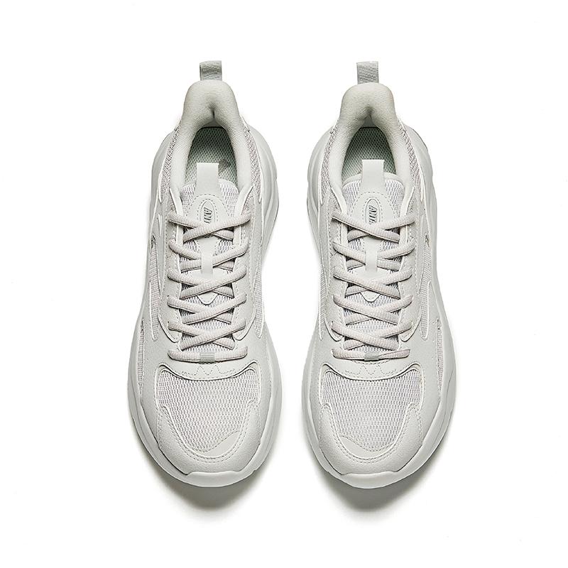 Anta Trendy Versatile Breathable Lightweight Low-Top Casual Shoes Men sneakers Cloud-Gray 112438813R-1