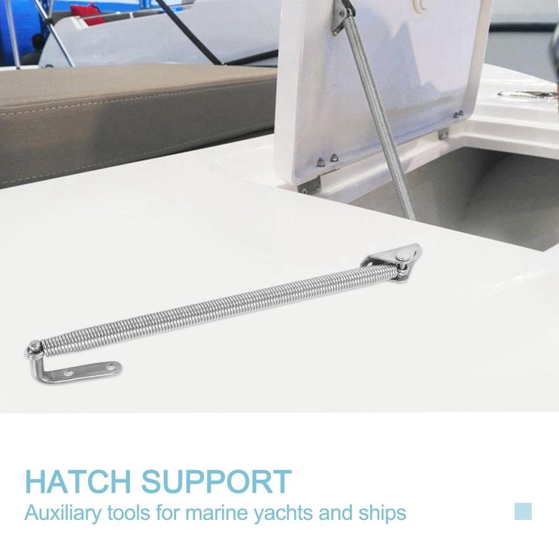 Stainless Steel 304 Deck Hatch Spring Adjuster Cabin Door Porthole Door Hatch Support Spring Holder Boat Accessories