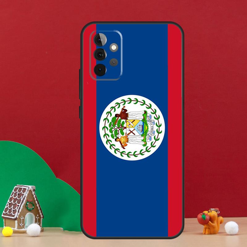 Belizean Flag Case For Samsung Galaxy A55 A52 A32 A12 A33 A06 A16 A26 A36 A56 A15 A53 A13 A34 A54 A14 A17
