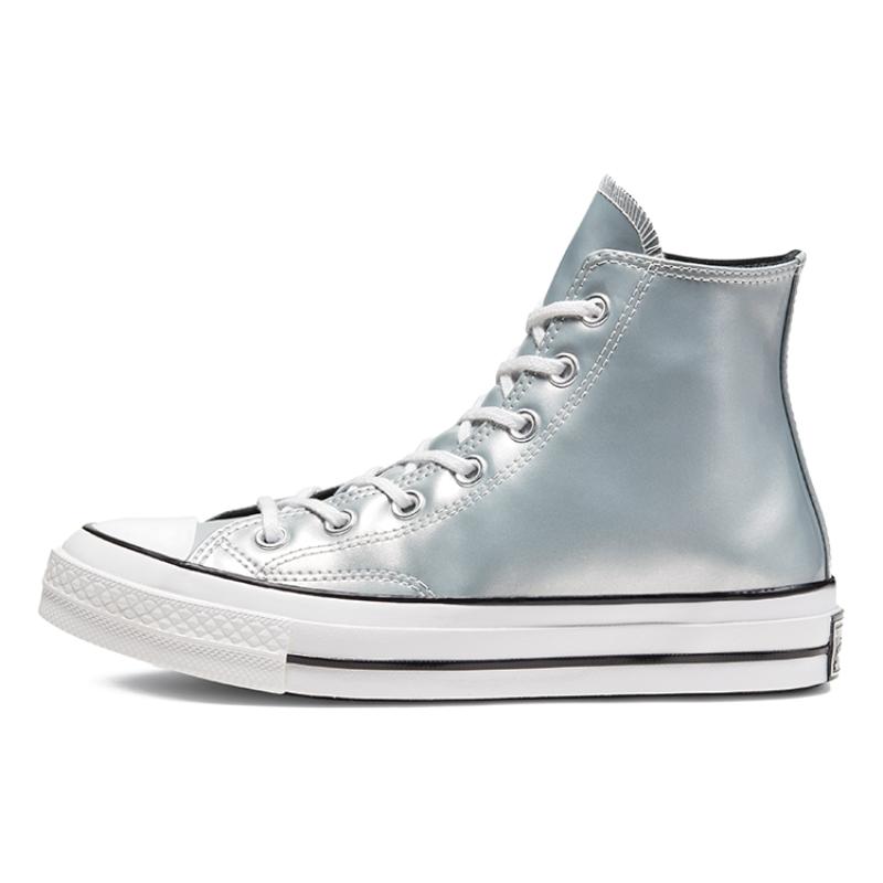 

Converse Chuck Taylor 1970s Vintage High Top Canvas Women s Silver 35