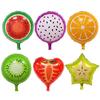 Adorable Fruit Theme Balloons Strawberry Watermelon Orange Pineapple for Nursery Birthday Decorations Outdoor  Style