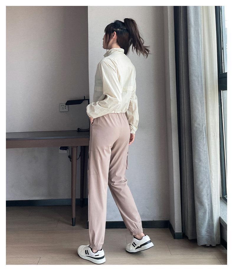 Women's 2024 Summer Climbing Set: Casual Street Style Pants & Loose Sweatshirt with Sun Protection for Outdoor Hiking