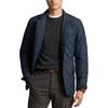 Polo Ralph Lauren Solid Color Long Sleeve Quilted Zip Collar Jacket Men Jackets Blue 710938508-001