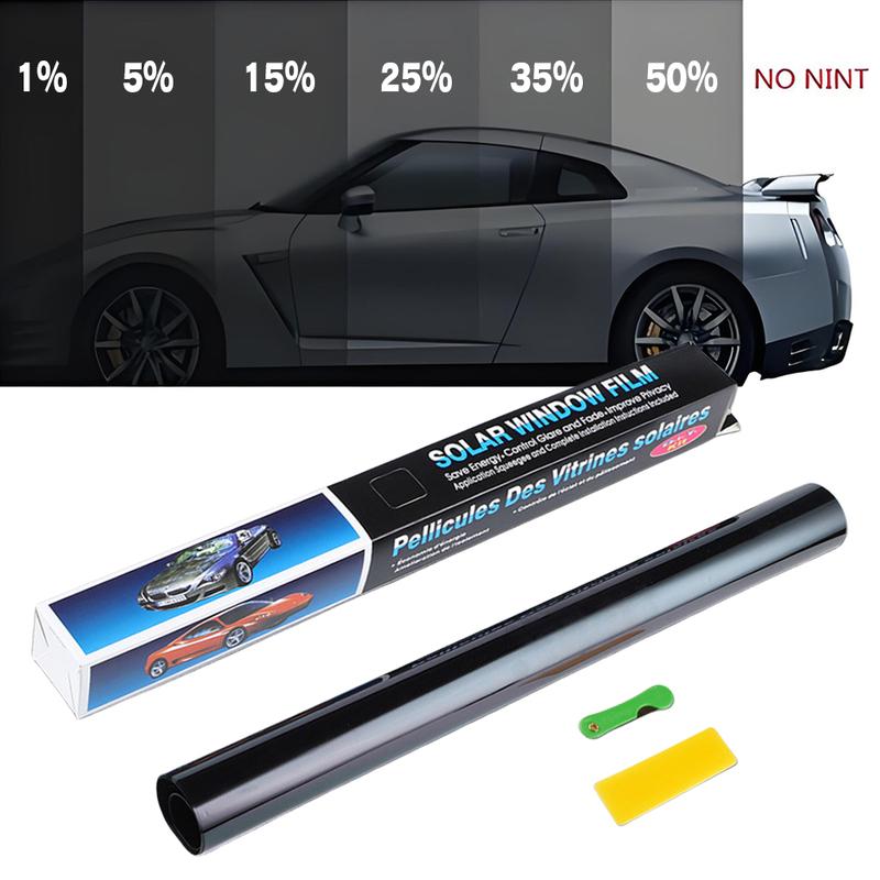 1 Roll Car Window Tint Film 1/5/15/25/35/50 Percent Car UV Protector Foils Glass Summer UV Protector Sticker Films 25 Percent