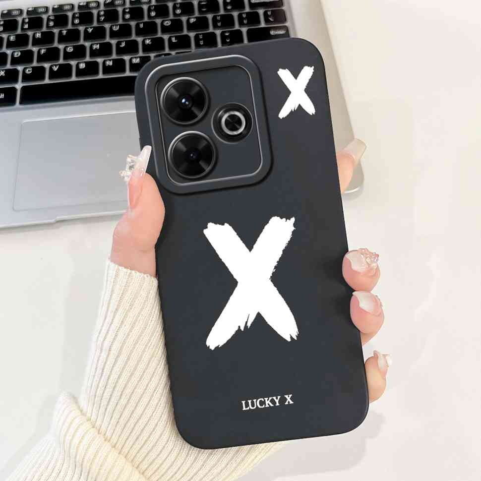 

Casing For Xiaomi Redmi 13 Case Luxury Letter Cover For Redmi 12 13 Redmi13 Redmi12 4G Silicone Soft Shockproof Back Cover Xiaomi Redmi 13