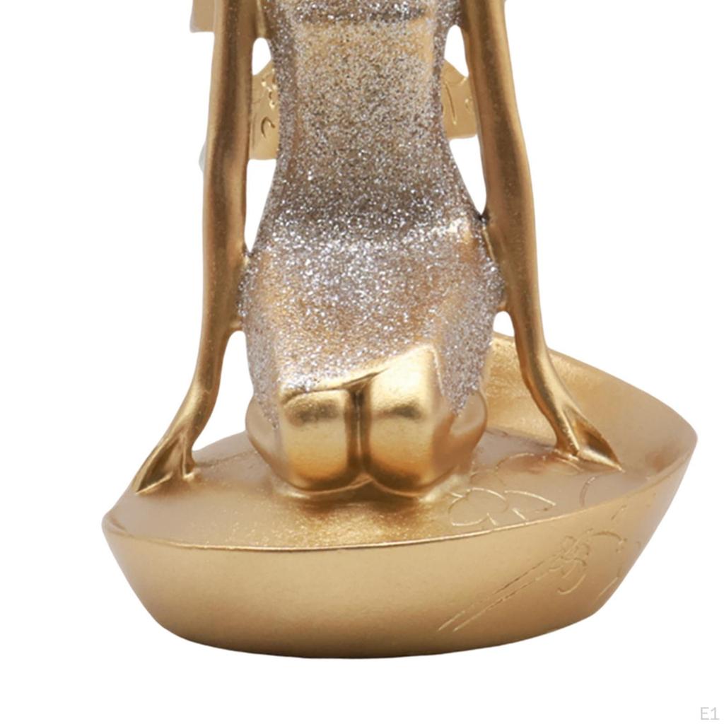 Fairy Statue Resin Figurine Artwork Decorative Gifts Ornament Sculpture for Housewarming Living Room