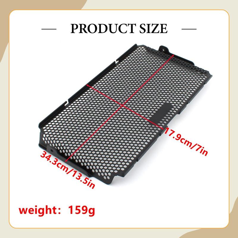 Radiator Grill Protector Shield Black Aluminum Alloy for Yamaha MT-07 2025 Motorbike Accessories Cooling