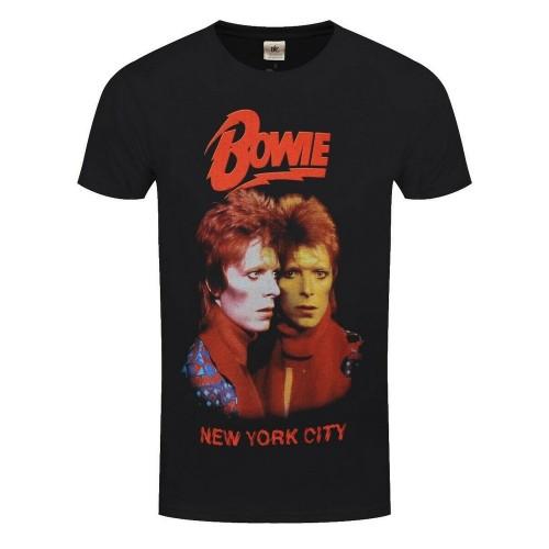 David Bowie Unisex Adult New York City T-Shirt