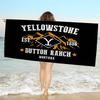 Yellowstone Microfiber Beach Towel Absorbent Quick dry Soft Yoga Swimming Resort Mountain Climbing Towel