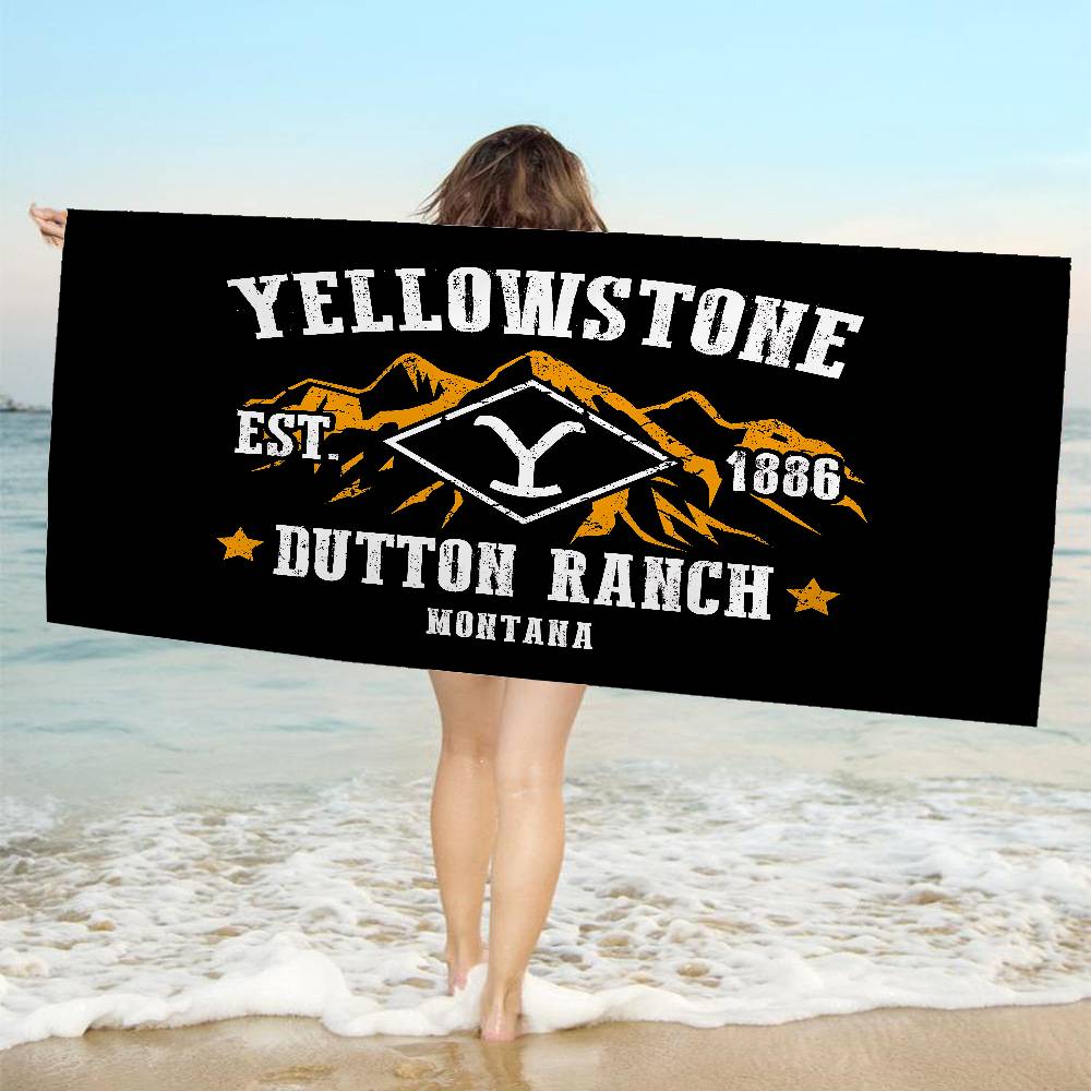 Yellowstone Microfiber Beach Towel Absorbent Quick dry Soft Yoga Swimming Resort Mountain Climbing Towel
