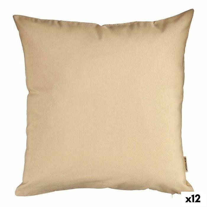 Housse de coussin - 60 x 60 cm - Beige - Lot de 12 - Intérieur - Design contemporain