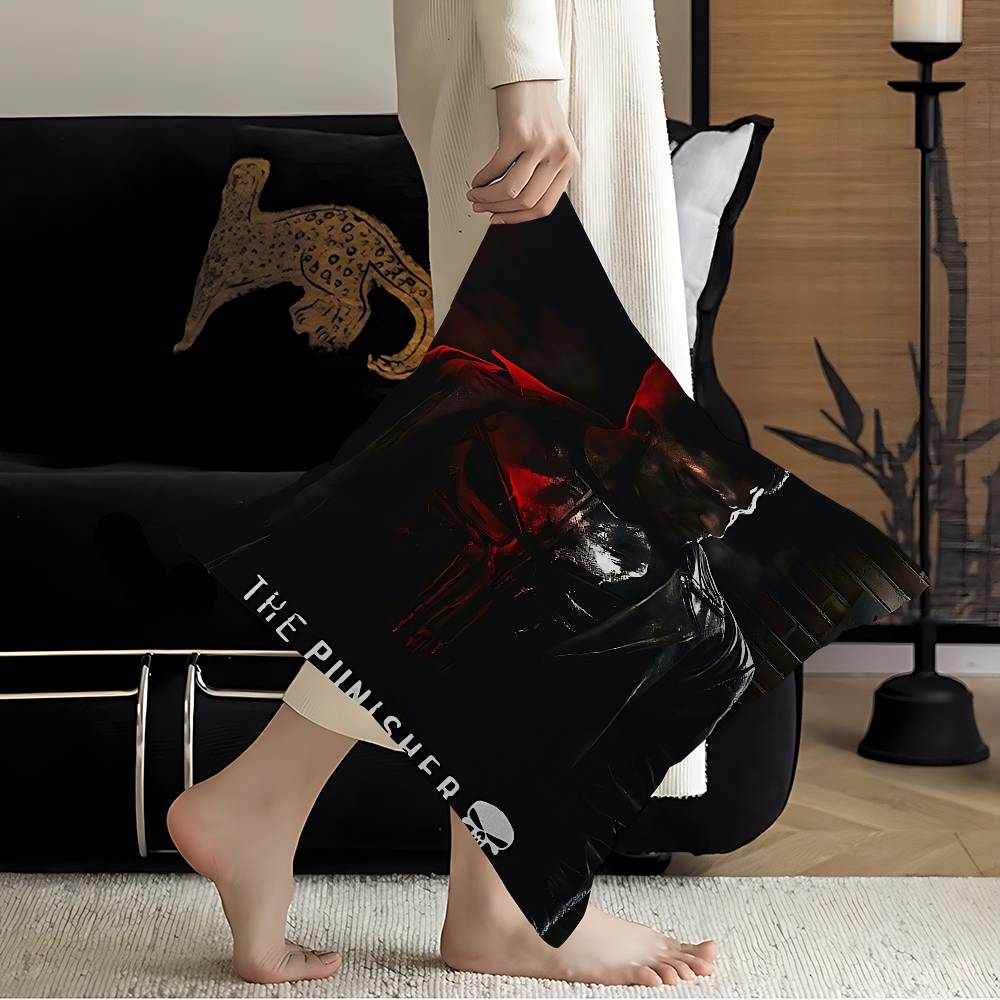Game TThe Punisher Cushion Cover Polyester Sofa Cushions Decorative Throw Pillows Home Decoration Pillowcover