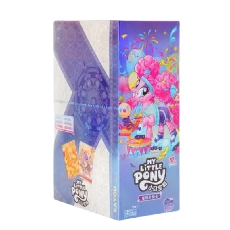 Kayou Genuine My Little Pony Card Friendship Forever Glorious Moon Pack Sparkling Colored Gemstones Anime Collectible Cards