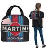 Martinis Race Sportscar Motor Racing Insulated Lunch Bag for Women Kids Portable Food Boxes Thermal Lunch Box Tote
